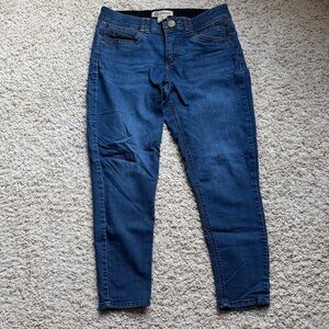 Democracy Dark Blue Ankle Jeans Size 10